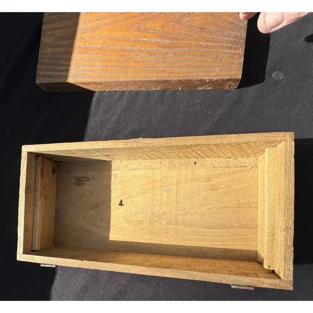 Antique Bliss Boys Union Tool Chest No 600B Wood Box Storm King Door Hanger